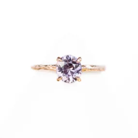 1.35ct Purple-Pink Spinel in 14k Rose Gold Evergreen Solitaire