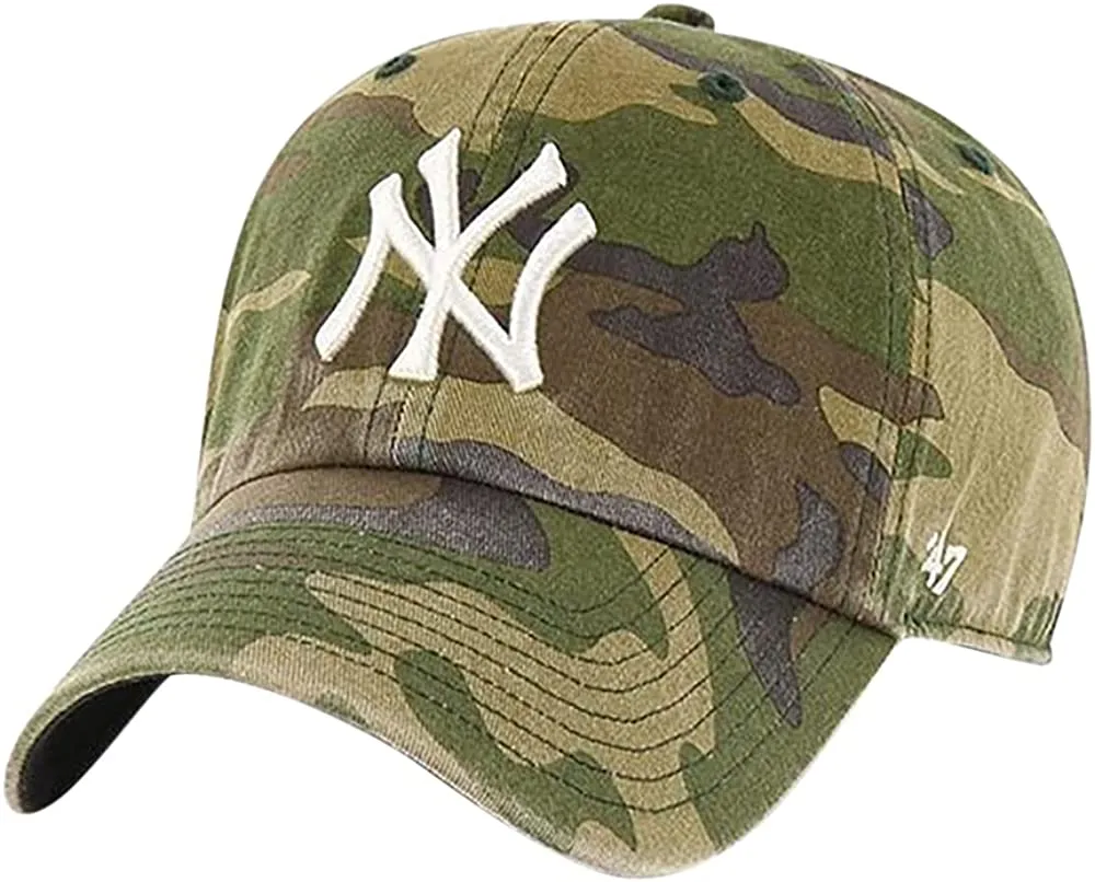 '47 Brand MLB Camo Clean Up Adjustable Cap