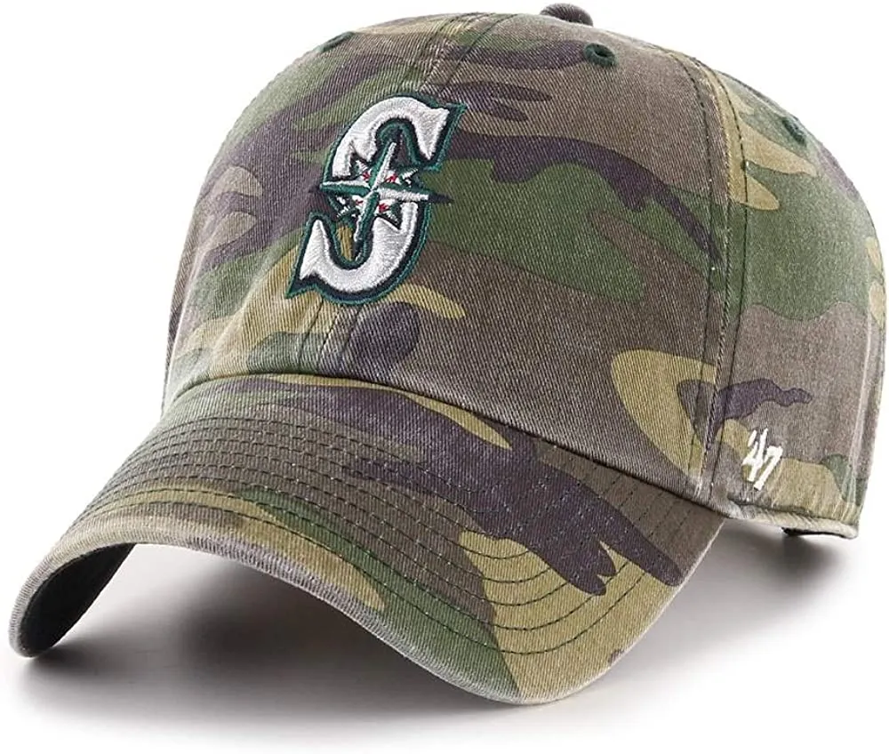 '47 Brand MLB Camo Clean Up Adjustable Cap