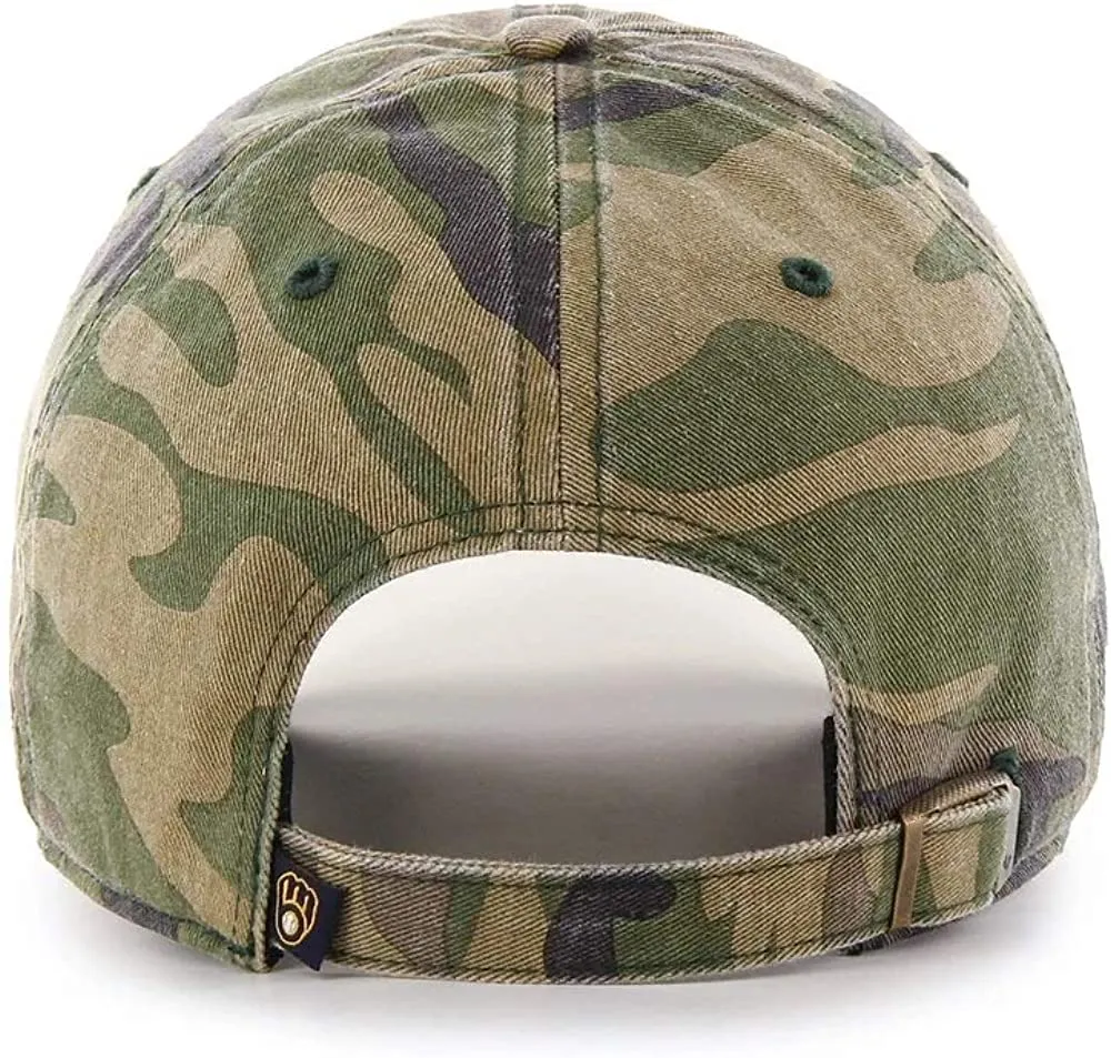 '47 Brand MLB Camo Clean Up Adjustable Cap