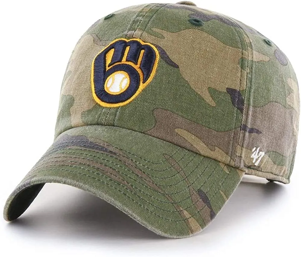 '47 Brand MLB Camo Clean Up Adjustable Cap