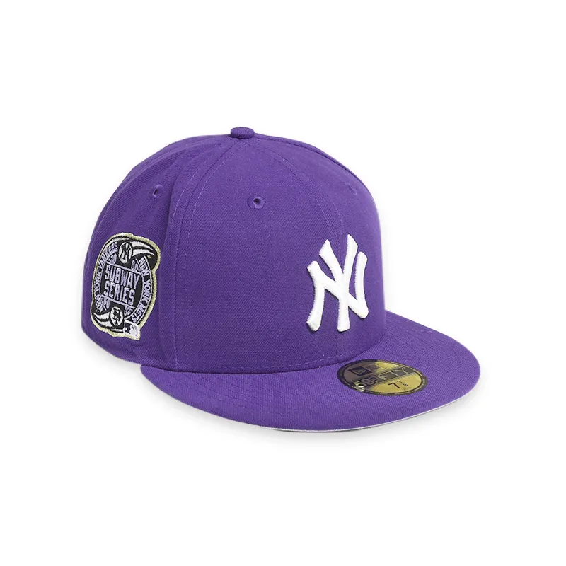 [70698978] New York Yankees  Subway Series Purple 59FIFTY Mens Fitted Hat