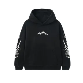 Afield Mens Spiderweb Hoodie 'Black'