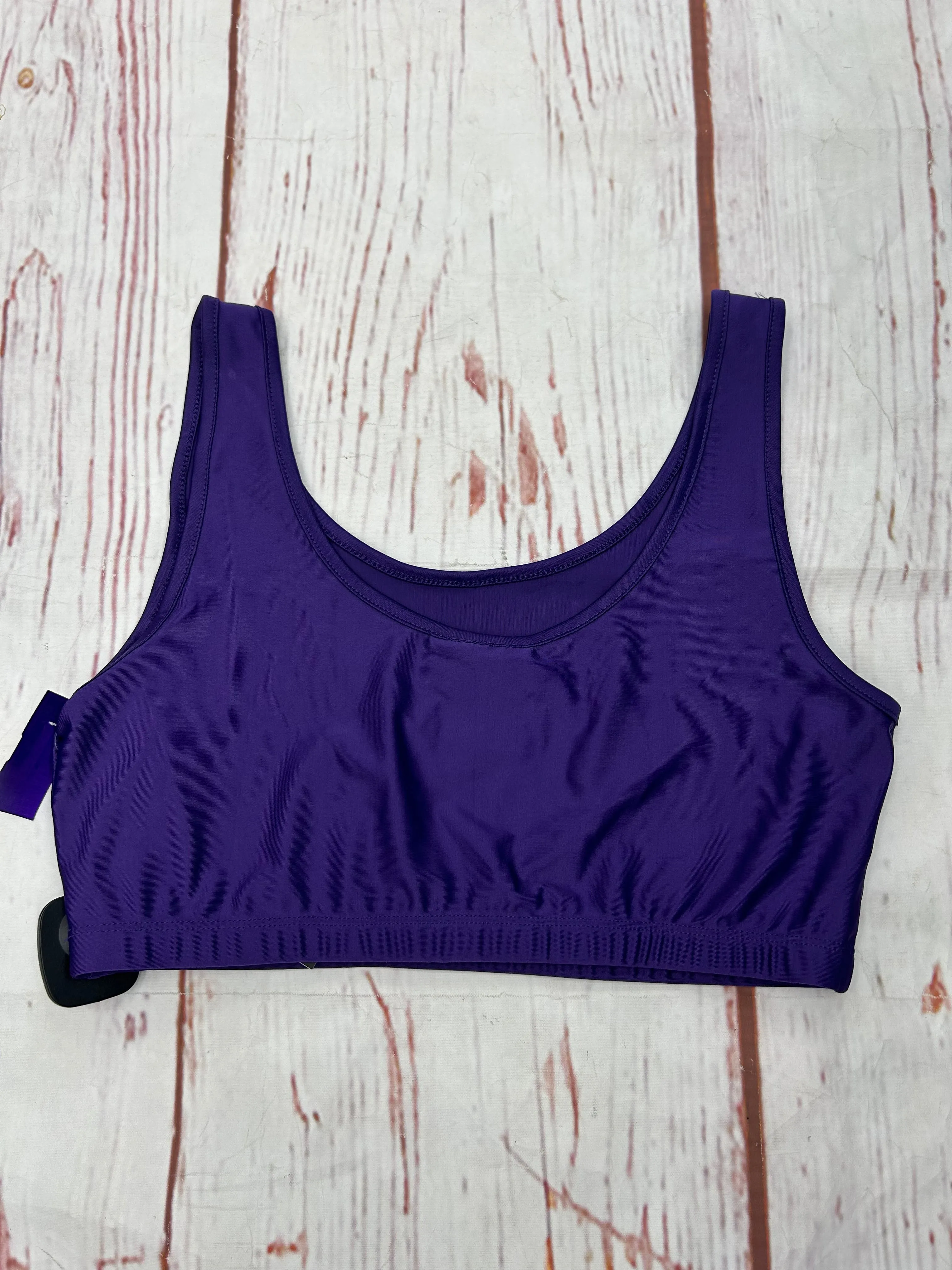 Athletic Bra By Forever 21 In Purple, Size: L