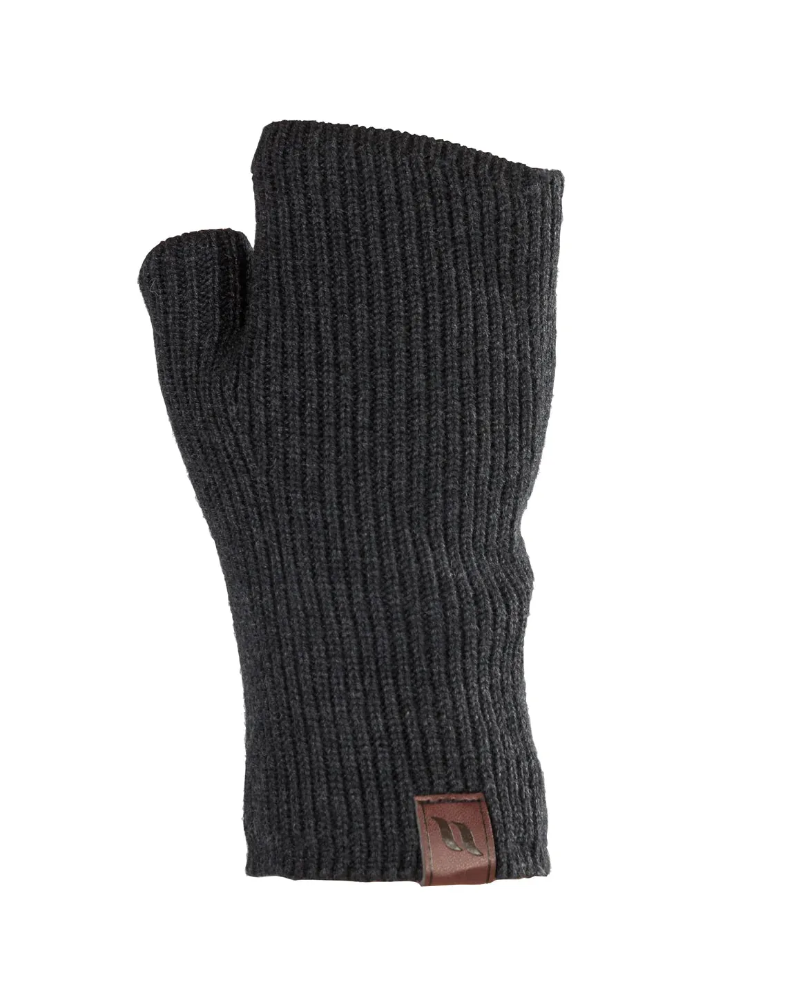 BACK ON TRACK ASH KNITTED WRIST GAITERS - DARK GREY