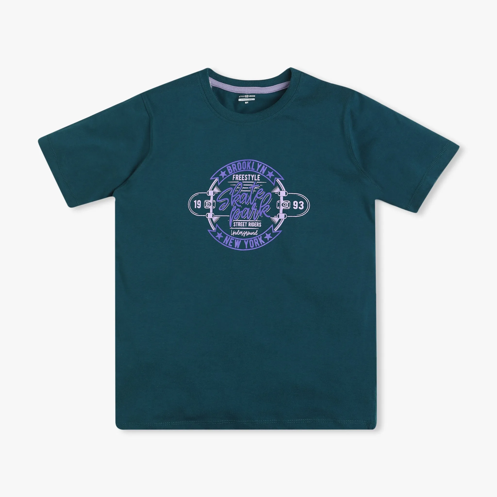 Boy's Regular Fit Graphic T-Shirt