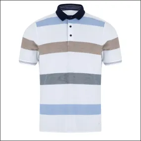 Daniel Grahame Blue & White T Shirt