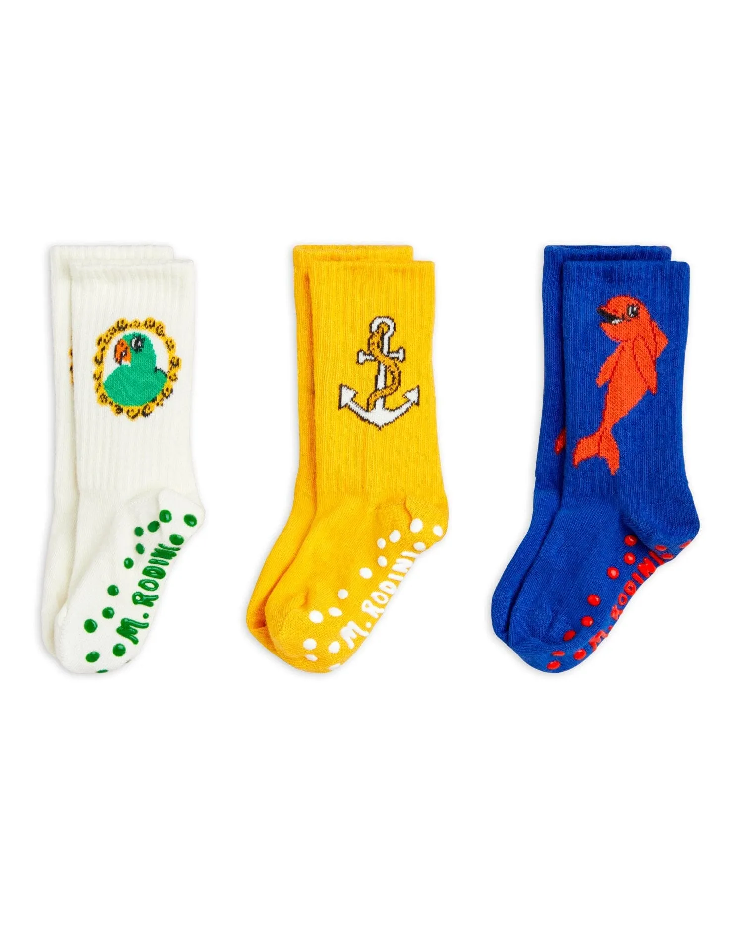 Dolphin 3-pack Anti Slip Socks