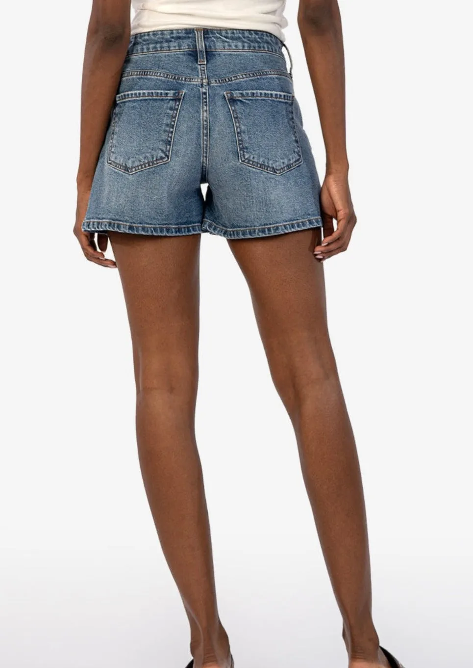 FINAL SALE - KUT Jane High Rise Distinguished Washed Shorts