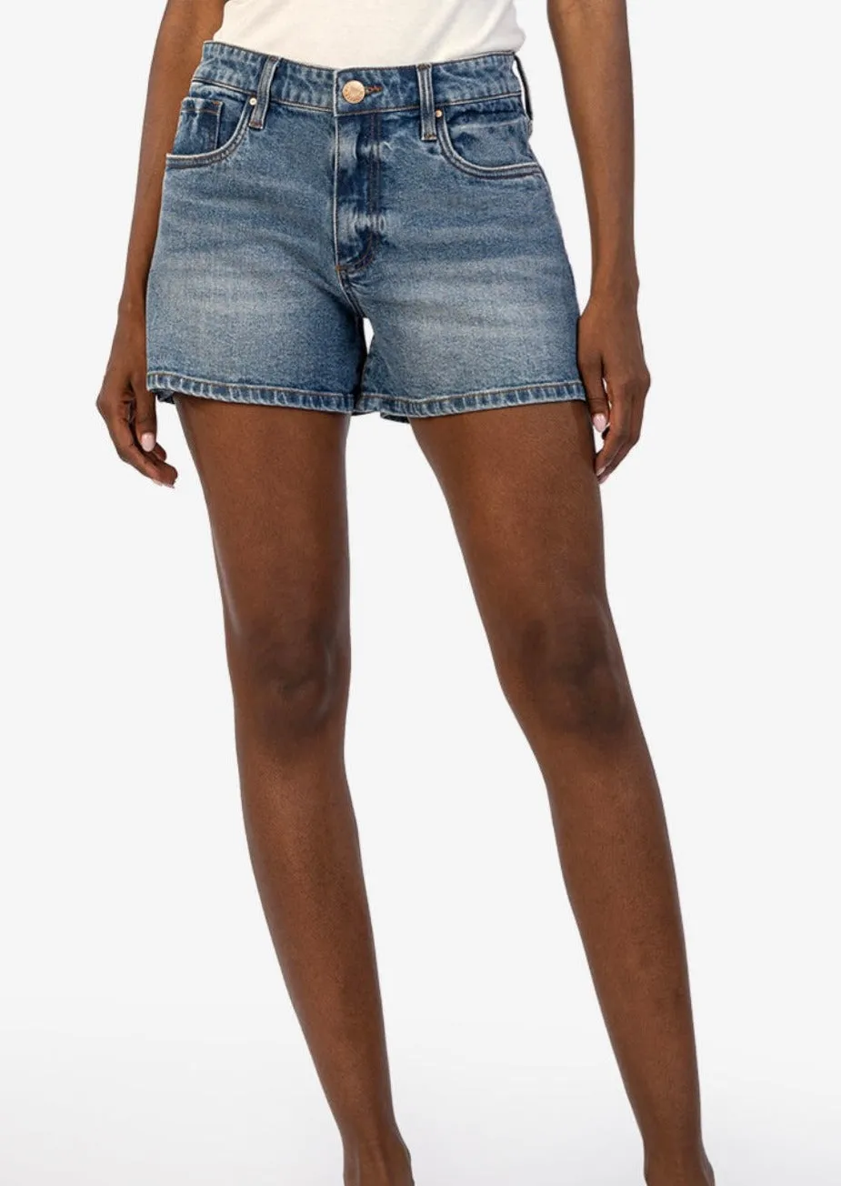 FINAL SALE - KUT Jane High Rise Distinguished Washed Shorts