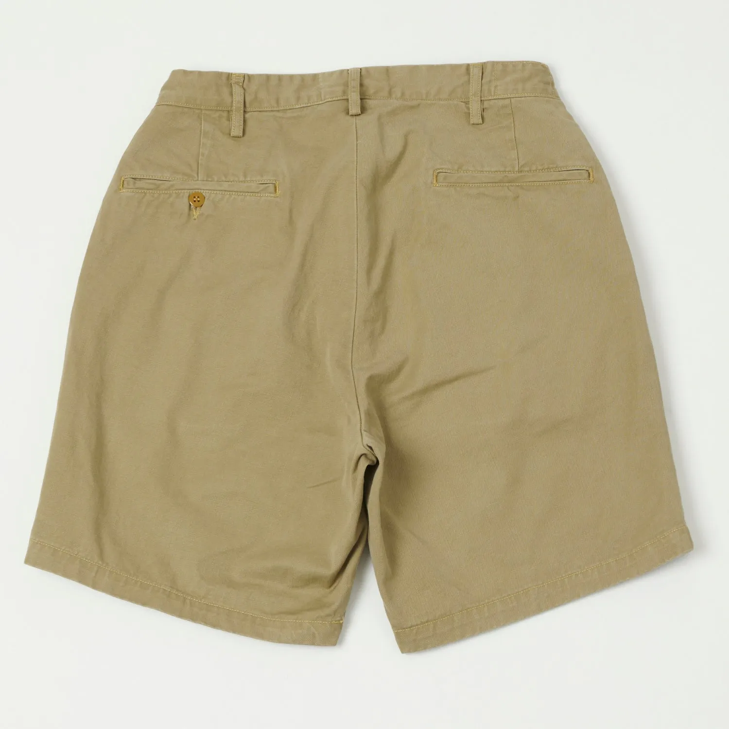 Freewheelers Military Tropical Short - Khaki Beige