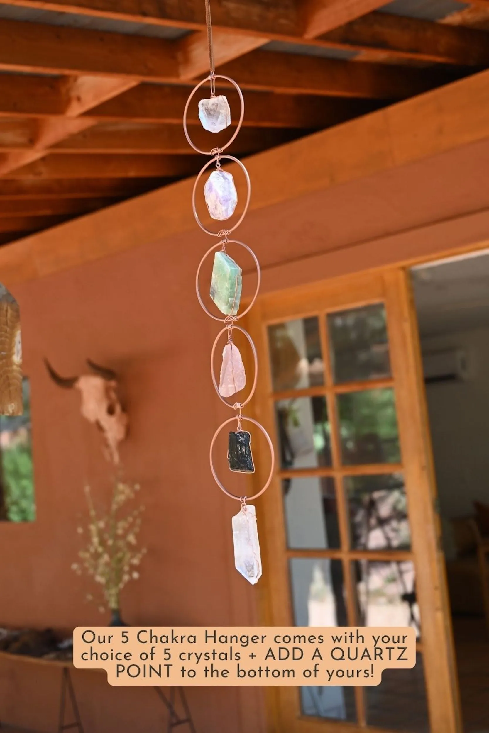 Highest Self 5 Chakra Gemstone Hanging by Fierce Forward