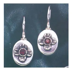 Inanna Garnet Earrings