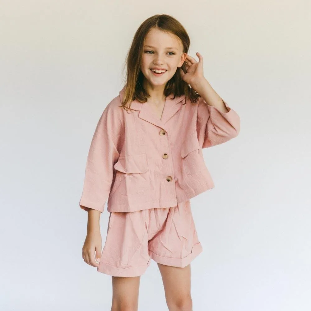 Kids Mini Lounge Set - Dusty Pink