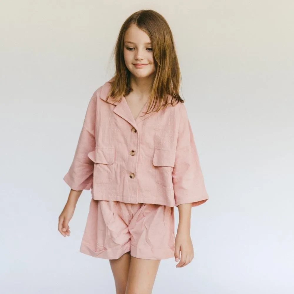 Kids Mini Lounge Set - Dusty Pink