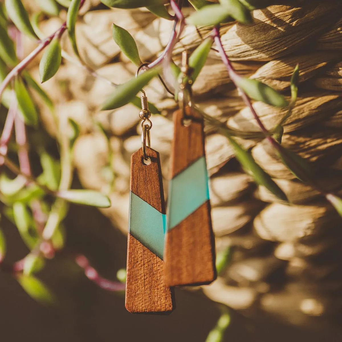 Lizzy Wooden Earrings