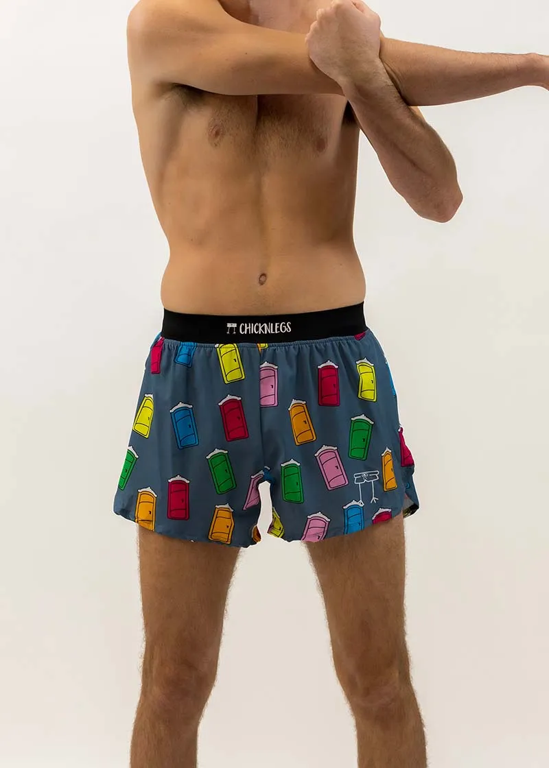 Men's Porta Potty 4" Half Split Shorts