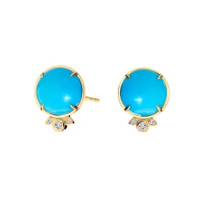 Mogul Turquoise Diamond Earrings