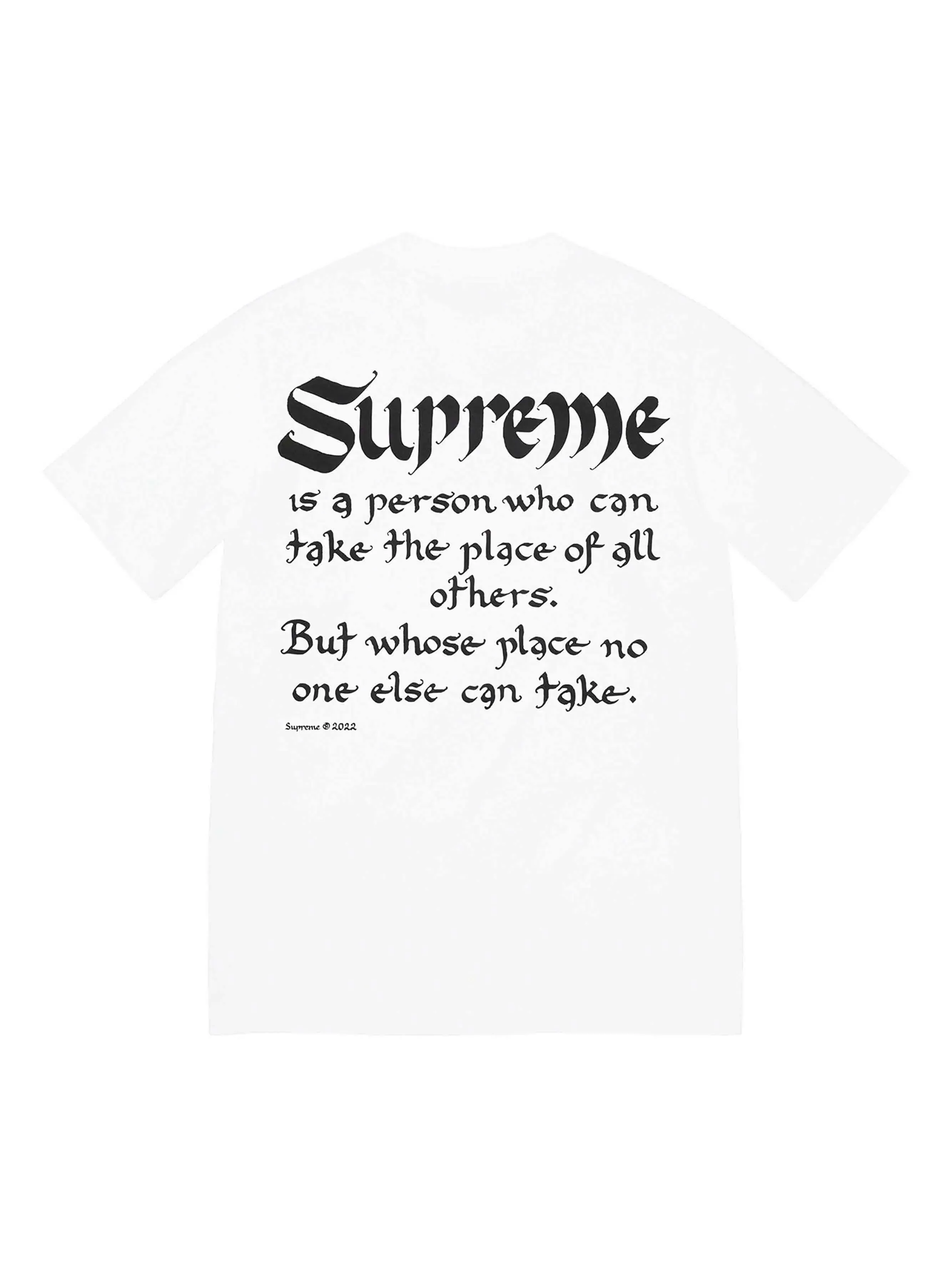 Supreme Person Tee White (SS22)