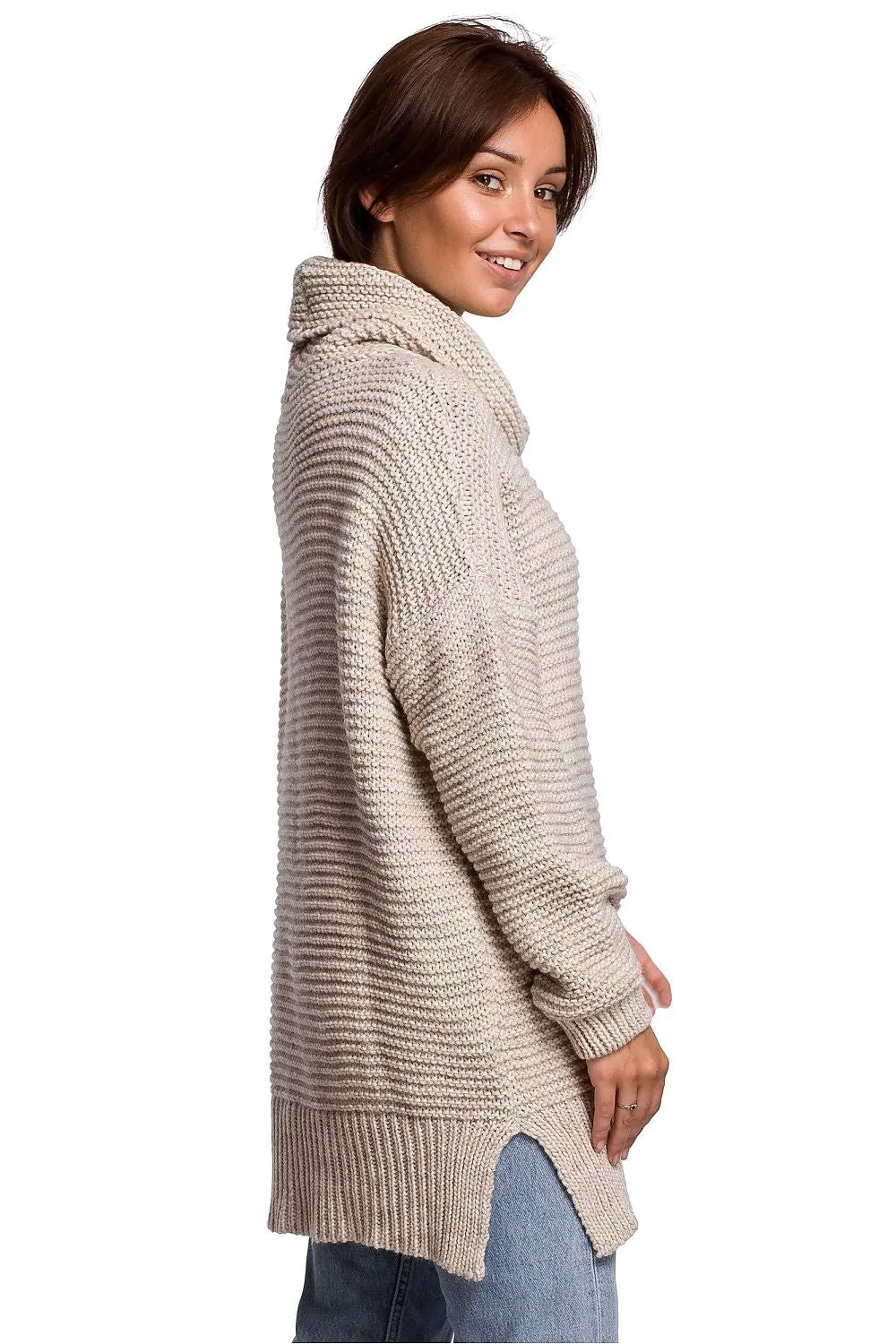 Turtleneck Sweater Beige