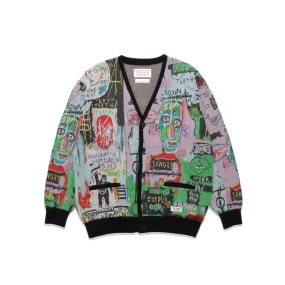 Wacko Maria Mens Jean-Michel Basquiat Cardigan (Type-3)